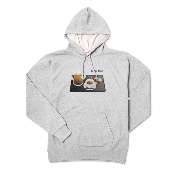 プルパーカー　灰色　XL