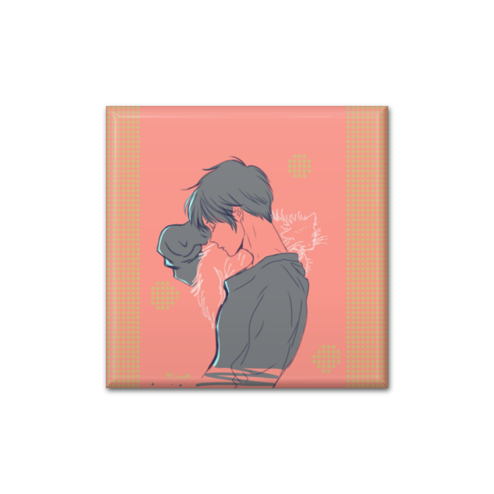 缶バッジ - 四角形40mm