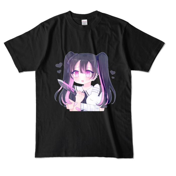 カラーTシャツ - L - ブラック (濃色)