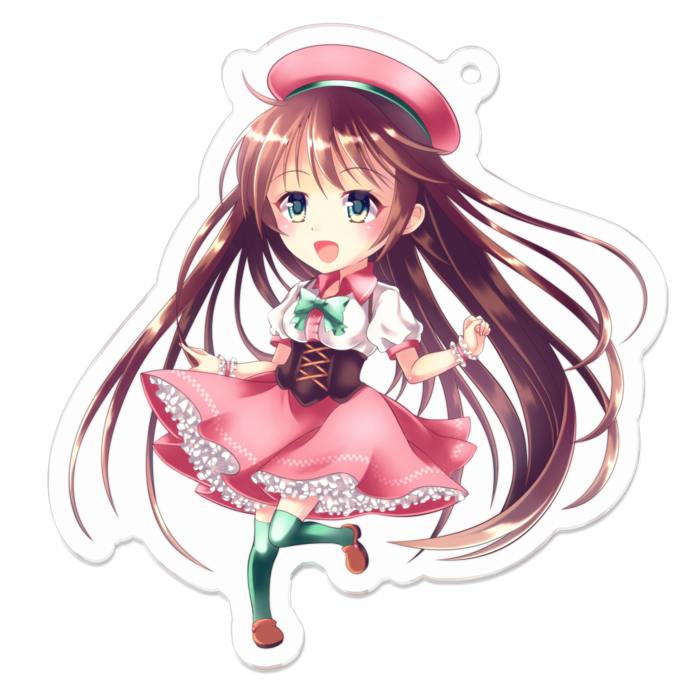 アクリルキーホルダー - 70 x 70 (mm)
