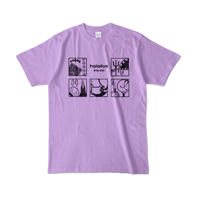 カラーTシャツ - L - ライトパープル (淡色)