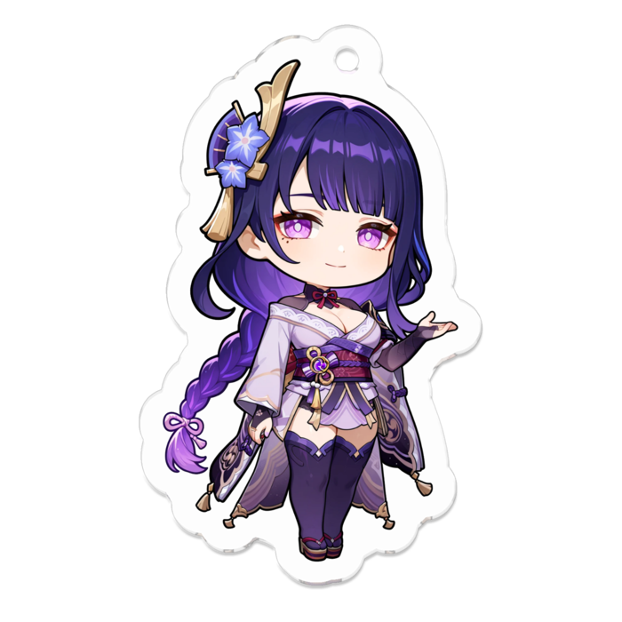 アクリルキーホルダー - 50 x 50 (mm)