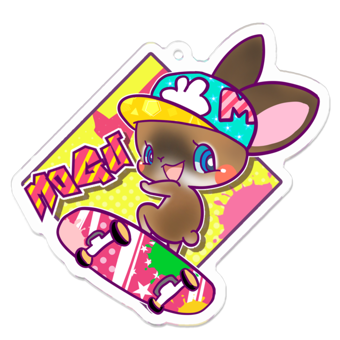 アクリルキーホルダー - 70 x 70 (mm)