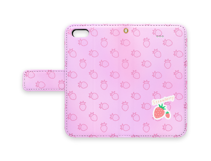 手帳型iPhoneケース - iPhone 5 / 5s / SE - ストラップ穴 あり
