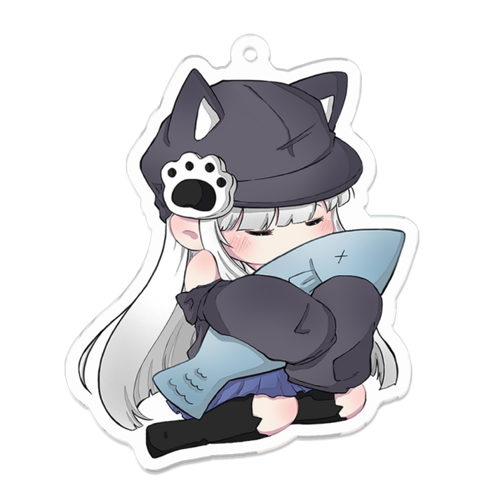 アクリルキーホルダー（コーティング） - 70 x 70 (mm)