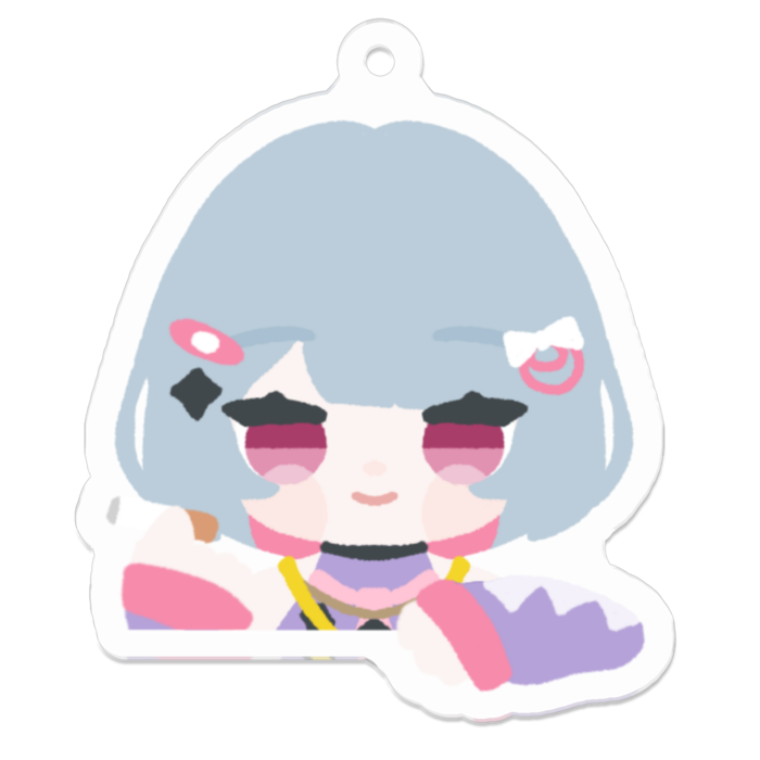 アクリルキーホルダー - 50 x 50 (mm)