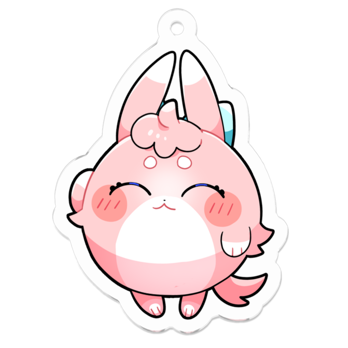 アクリルキーホルダー（コーティング） - 50 x 50 (mm)