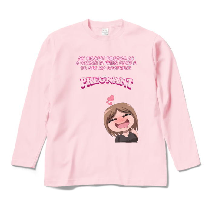 Pink Long Sleeve Shirt - Medium