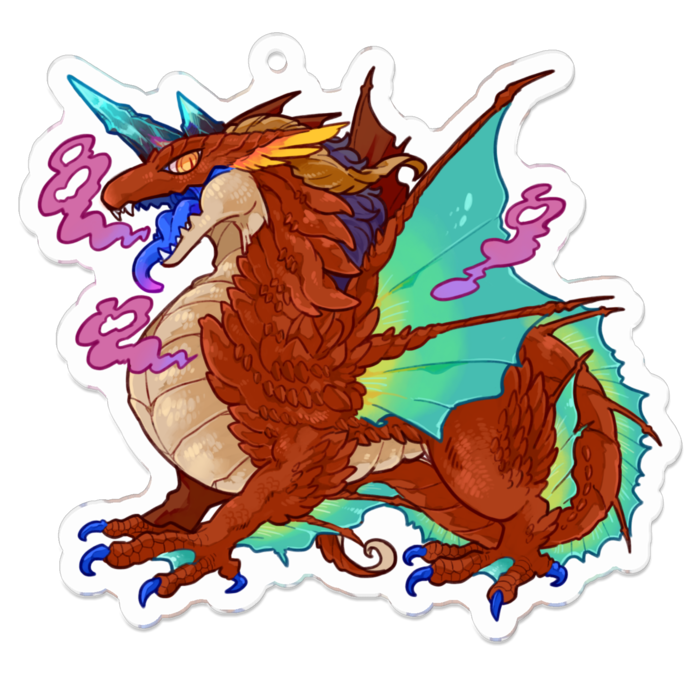 アクリルキーホルダー - 70 x 70 (mm)