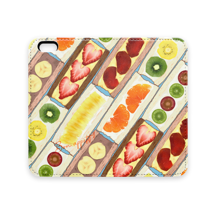手帳型iPhoneケース(ベルトなし) - iPhone 6 / 6s - ストラップ穴 なし