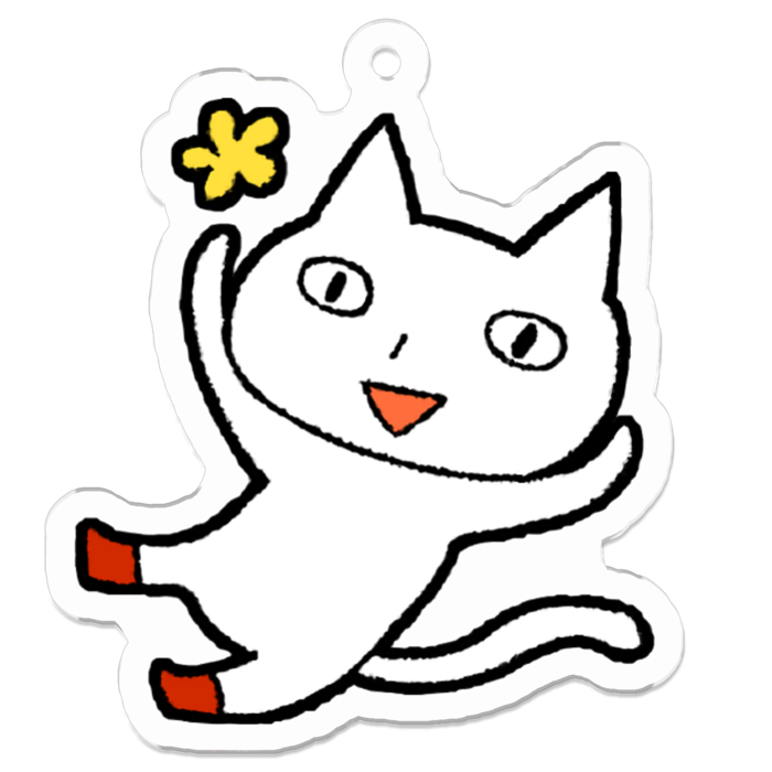 アクリルキーホルダー - 50 x 50 (mm)