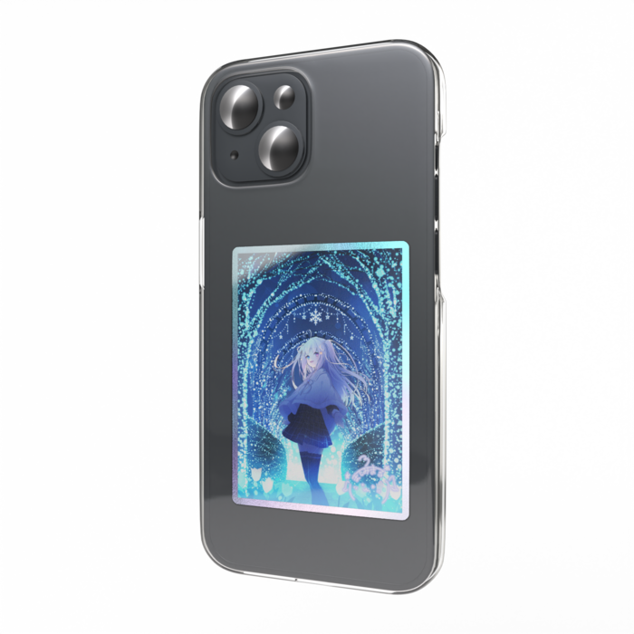 オーロラスマホステッカー - 縦