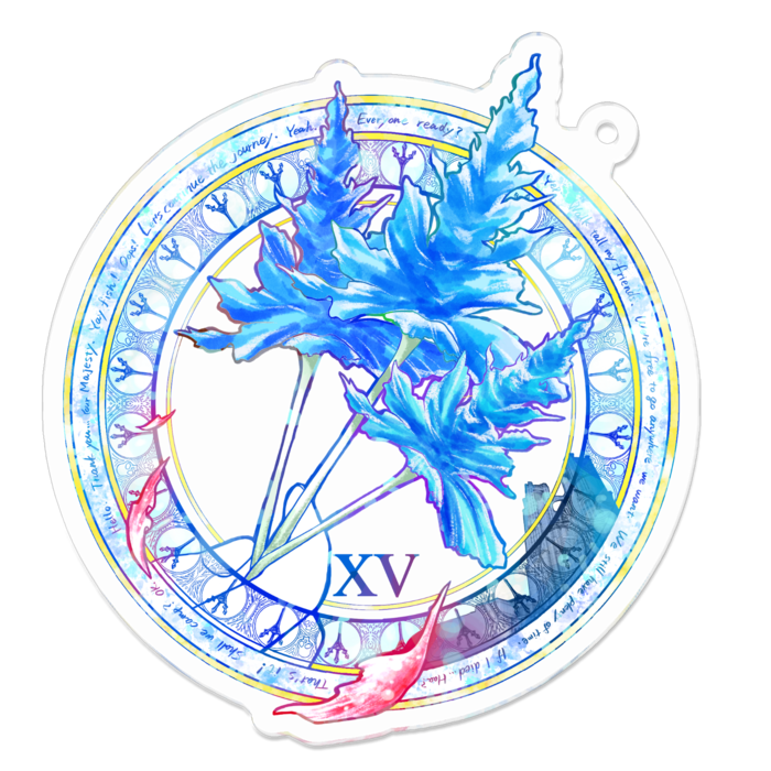 アクリルキーホルダー（コーティング） - 70 x 70 (mm)