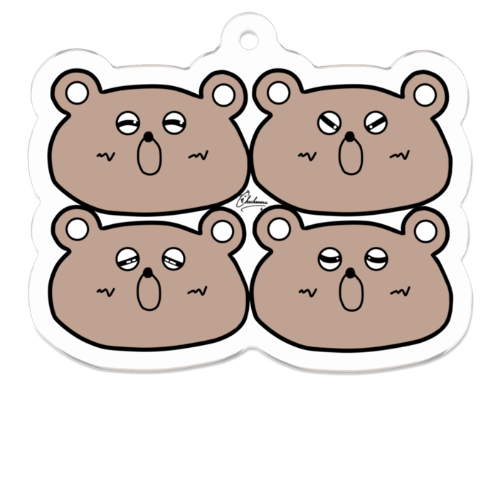 アクリルキーホルダー - 50 x 50 (mm)