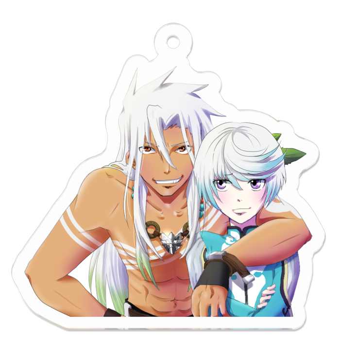 アクリルキーホルダー - 50 x 50 (mm)