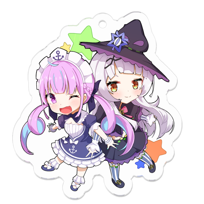 アクリルキーホルダー - 50 x 50 (mm)