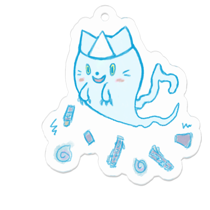 アクリルキーホルダー - 50 x 50 (mm)