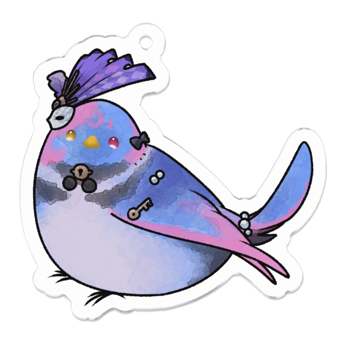 アクリルキーホルダー - 50 x 50 (mm)