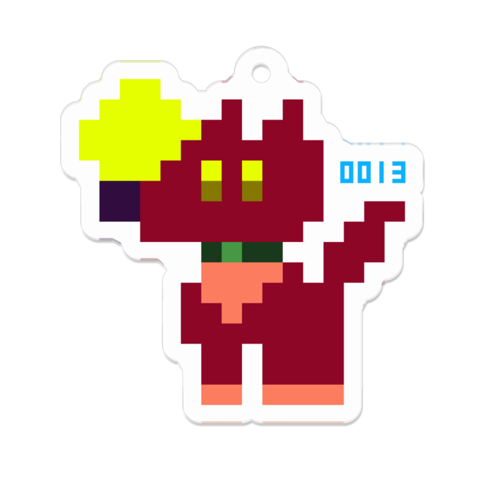 アクリルキーホルダー（コーティング） - 50 x 50 (mm)