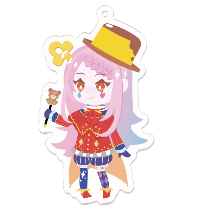 アクリルキーホルダー - 70 x 70 (mm)