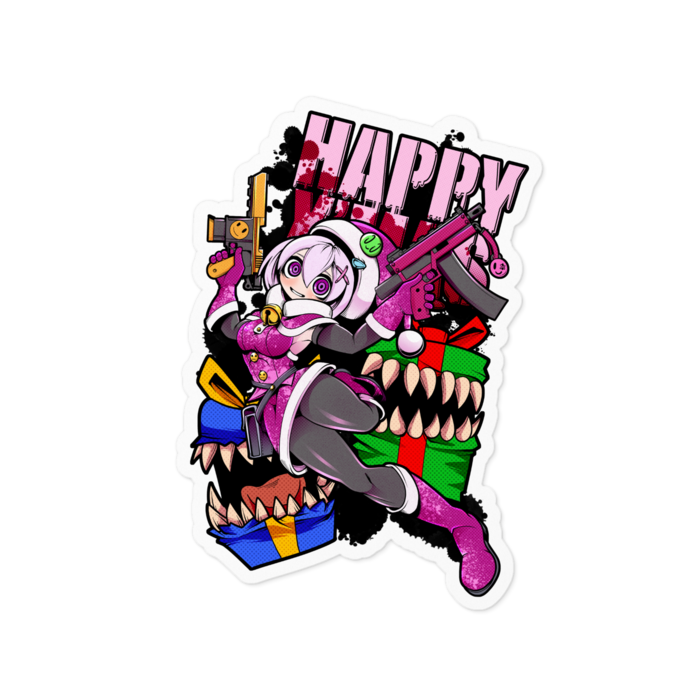 ステッカー - 100 x 100 (mm)