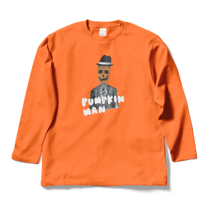 ロングスリーブTシャツ - L - オレンジ