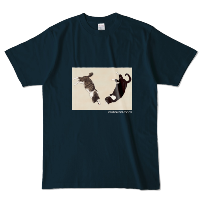カラーTシャツ - L - ネイビー (濃色)