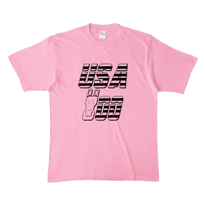 カラーTシャツ(淡色) - XL - ピーチ