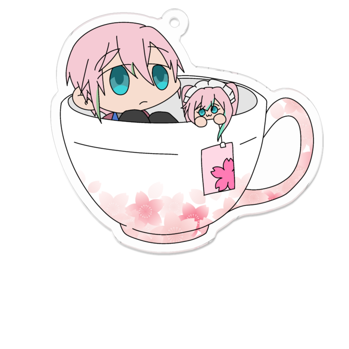 アクリルキーホルダー - 70 x 70 (mm)