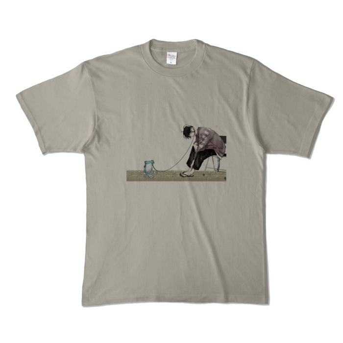 カラーTシャツ - XL - シルバーグレー (淡色)