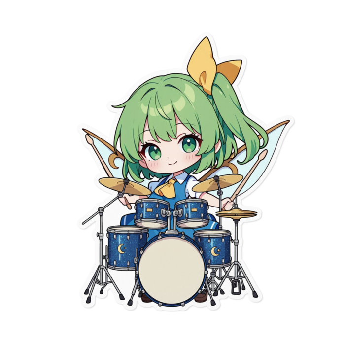 ステッカー - 160 x 160 (mm)(キャラのみ)