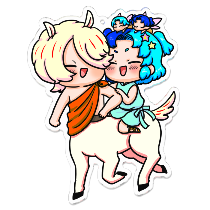 アクリルキーホルダー - 100 x 100 (mm)