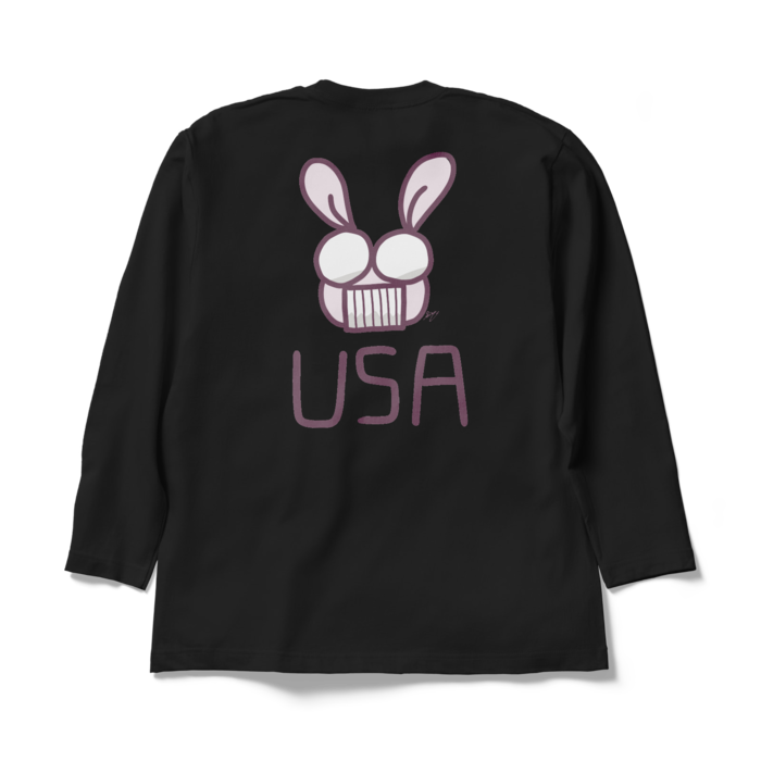 ロングスリーブTシャツ - XL - ブラック