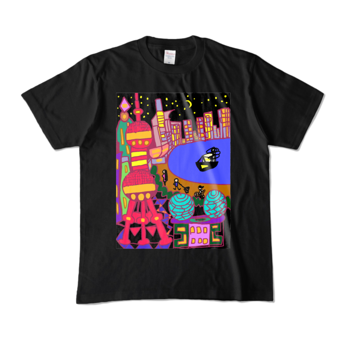 カラーTシャツ - M - ブラック (濃色)