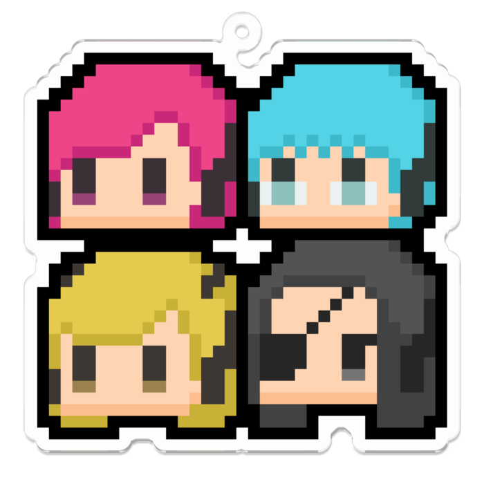 アクリルキーホルダー - 70 x 70 (mm)