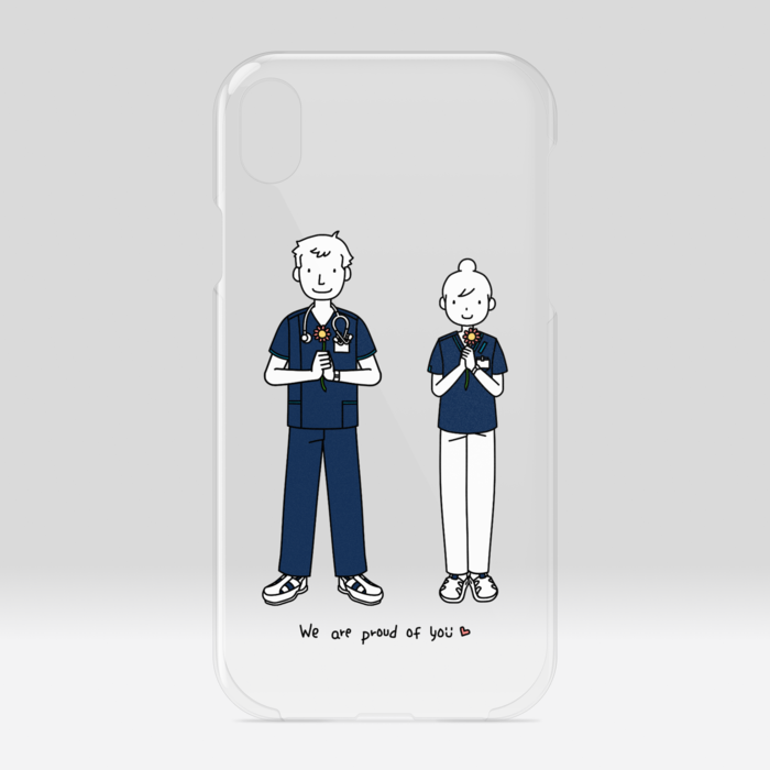 クリアiPhoneケース - iPhone XR