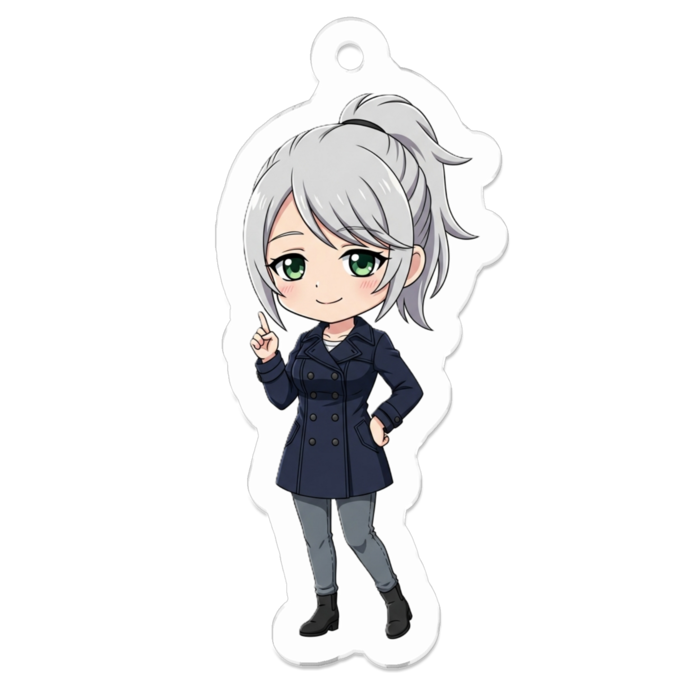 アクリルキーホルダー - 50 x 50 (mm)