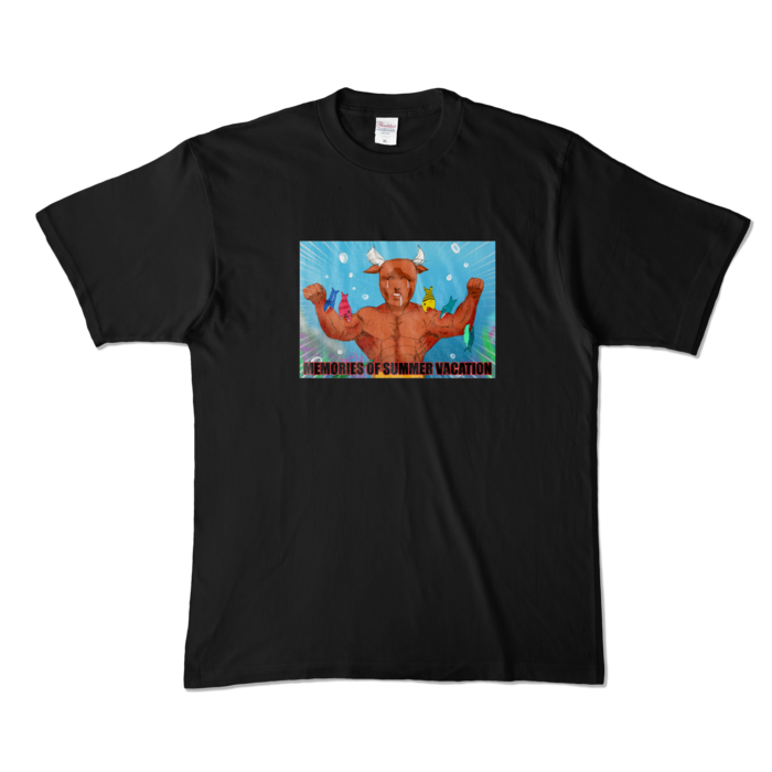 カラーTシャツ - XL - ブラック