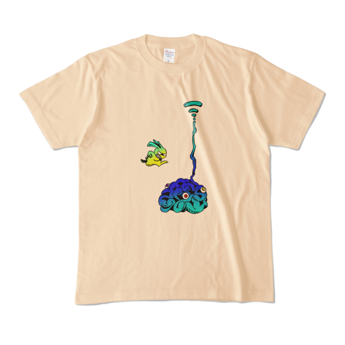 カラーTシャツ - M - ナチュラル (淡色)