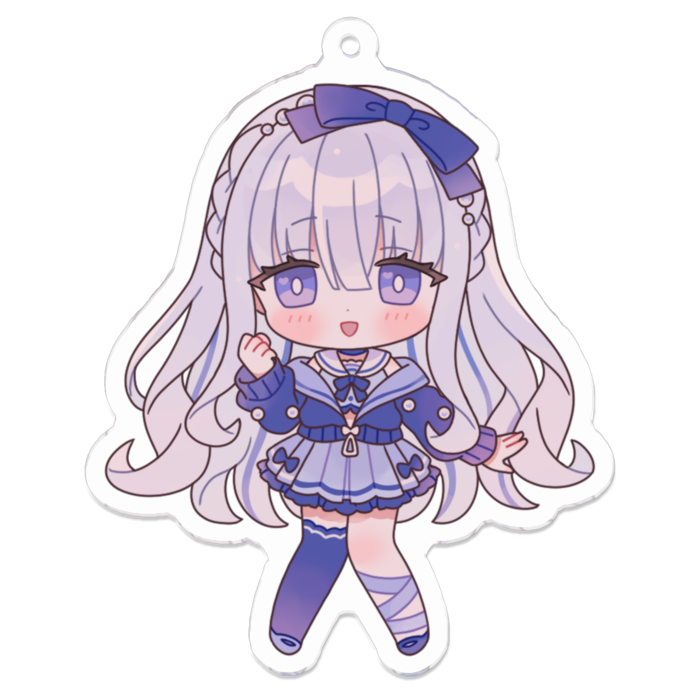 アクリルキーホルダー（コーティング） - 70 x 70 (mm)