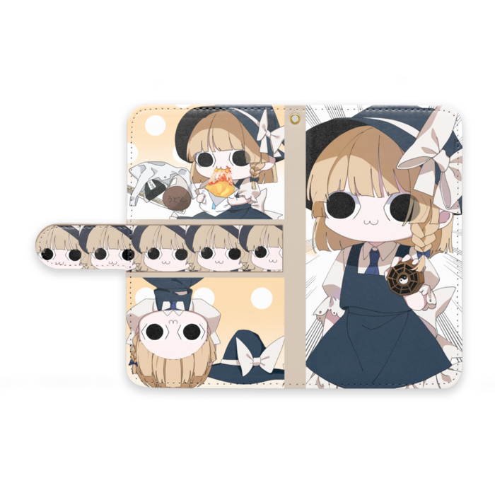 手帳型Androidケース - M - ストラップ穴 あり