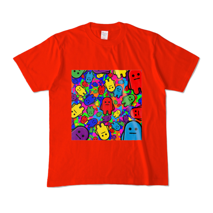 カラーTシャツ - M - レッド (濃色)