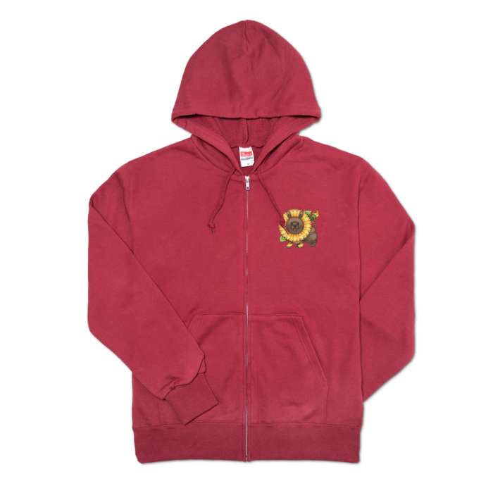 ジップパーカー - M - 左胸