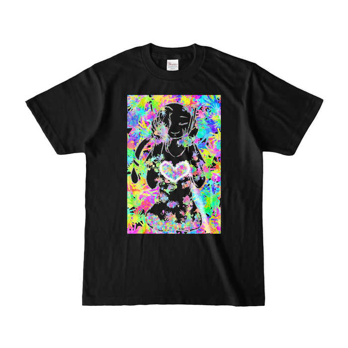 カラーTシャツ(濃色) - S - ブラック