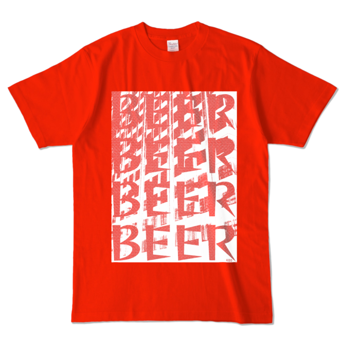 カラーTシャツ - L - レッド (濃色)