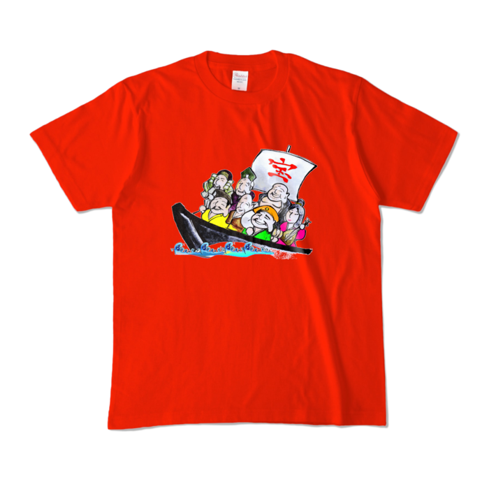 カラーTシャツ - M - レッド (濃色)