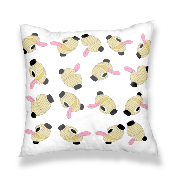 提灯おばけクッションカバー - 450x450(mm)