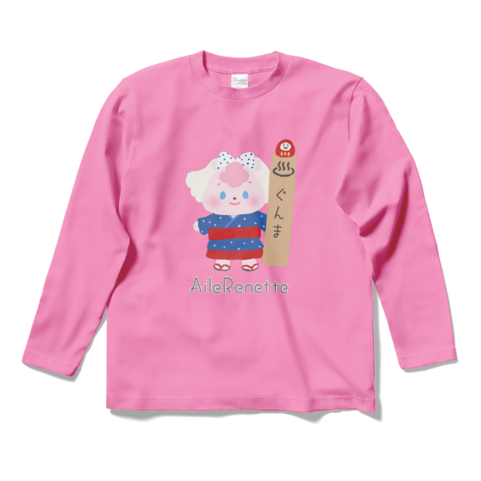 ロングスリーブTシャツ - S - ピンク