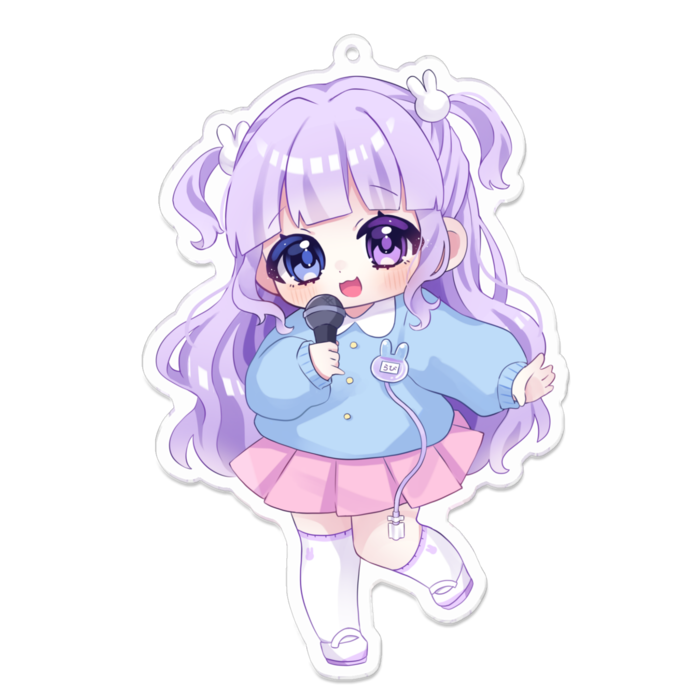 アクリルキーホルダー - 100 x 100 (mm)