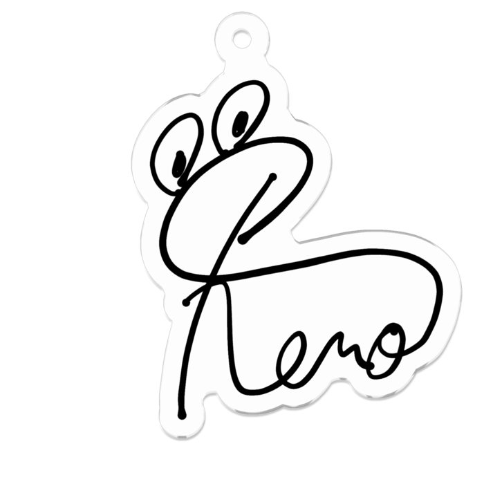 アクリルキーホルダー - 50 x 50 (mm)(1)